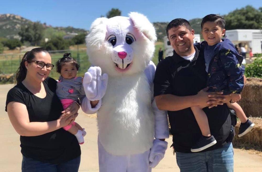 Easter egg hunt in San Diego