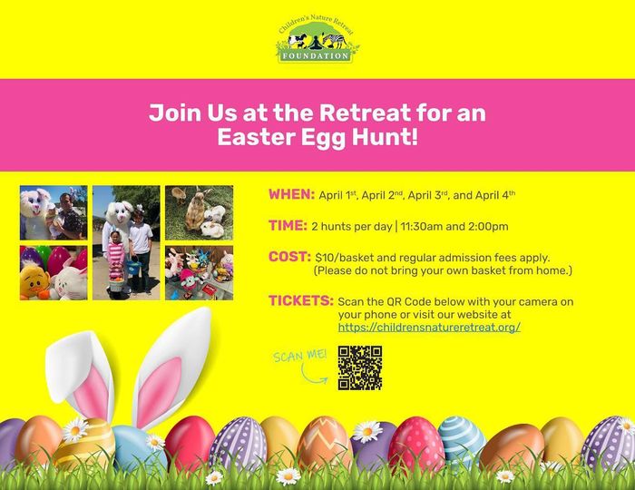 Easter Egg Hunt in San Diego Children's Nature Retreat